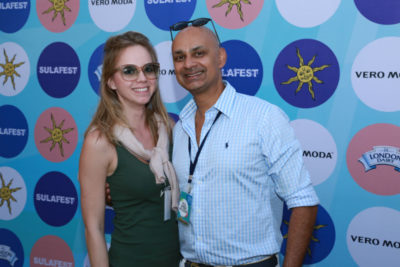 Rajeev Samant CEO and Founder - Sula Vineyards with Margarita Andronova