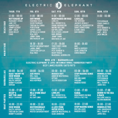 Croatia's Electric Elephant festival reveals the full day by day schedule for 2016