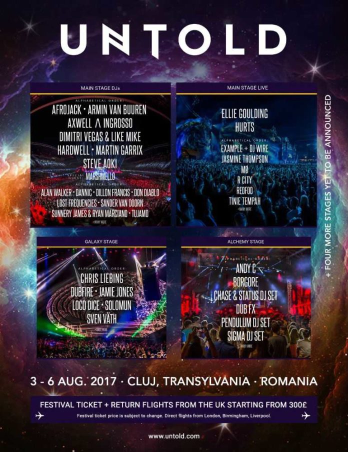 Romania’s Untold festival announces starstudded lineup T.H.E Music