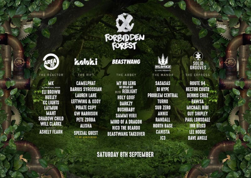 Forbidden Forest reveal September lineup T.H.E Music Essentials