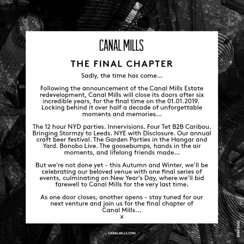 canal mills announcement