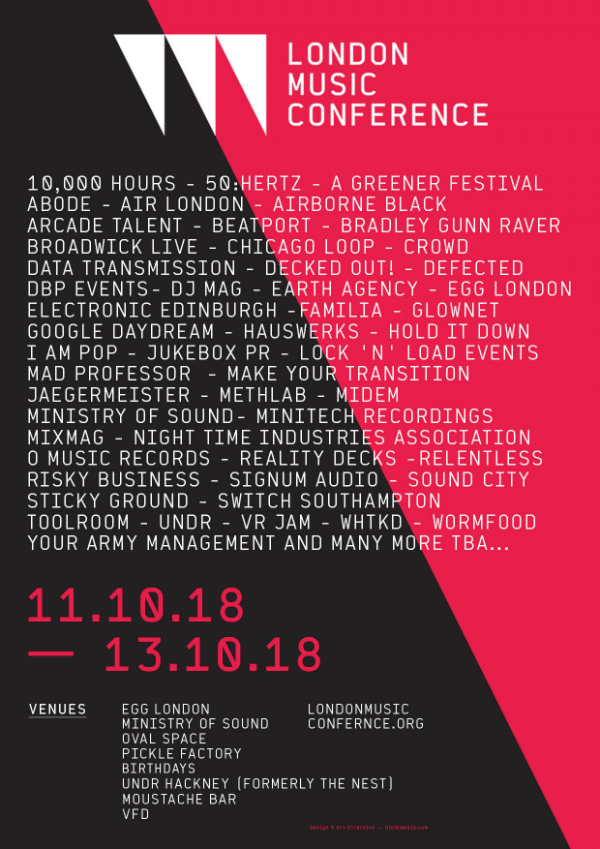 London Music Conference lineup
