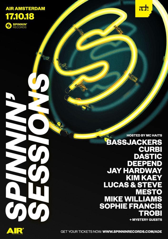 Spinnin' Sessions ade lineup