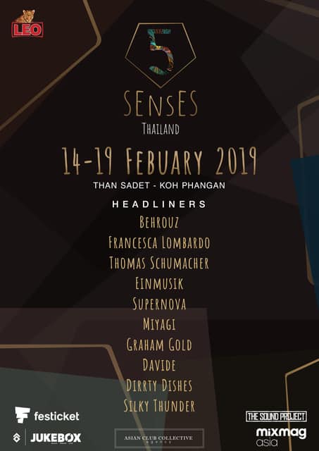 5 Senses Festival 2019 lineup
