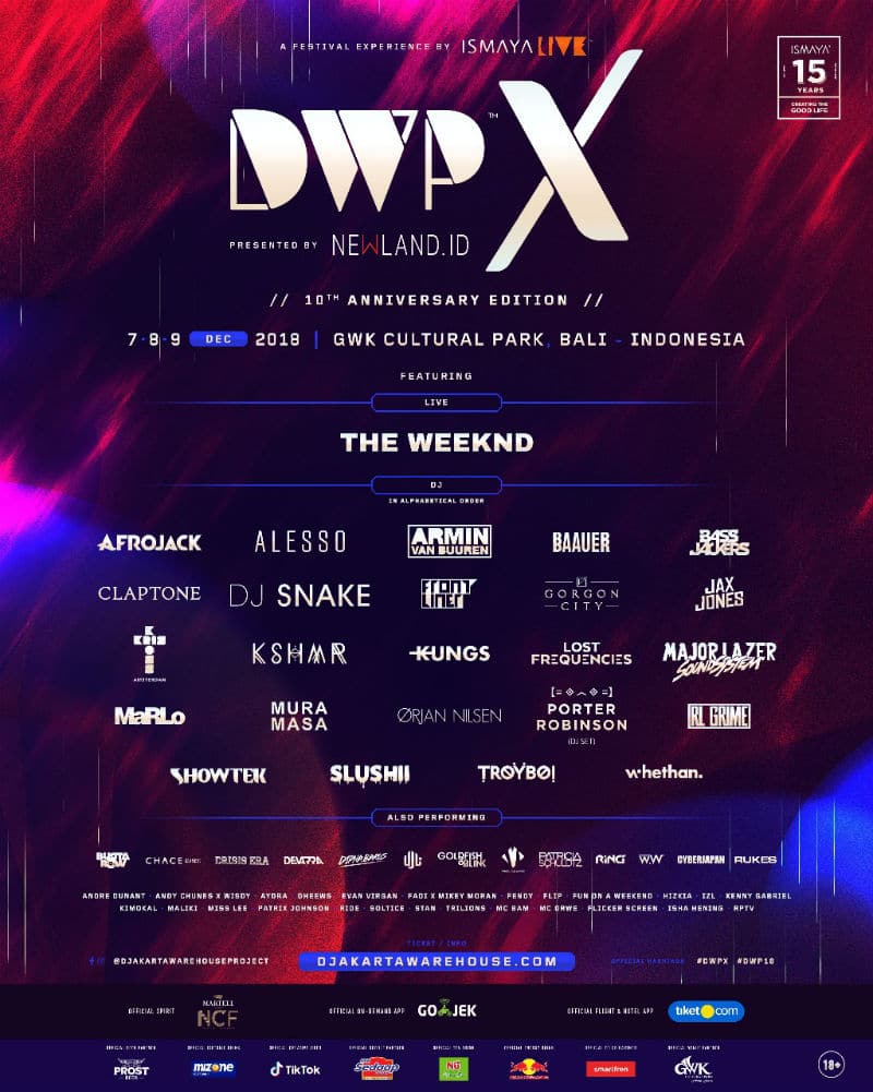 Djakarta Warehouse Project X lineup