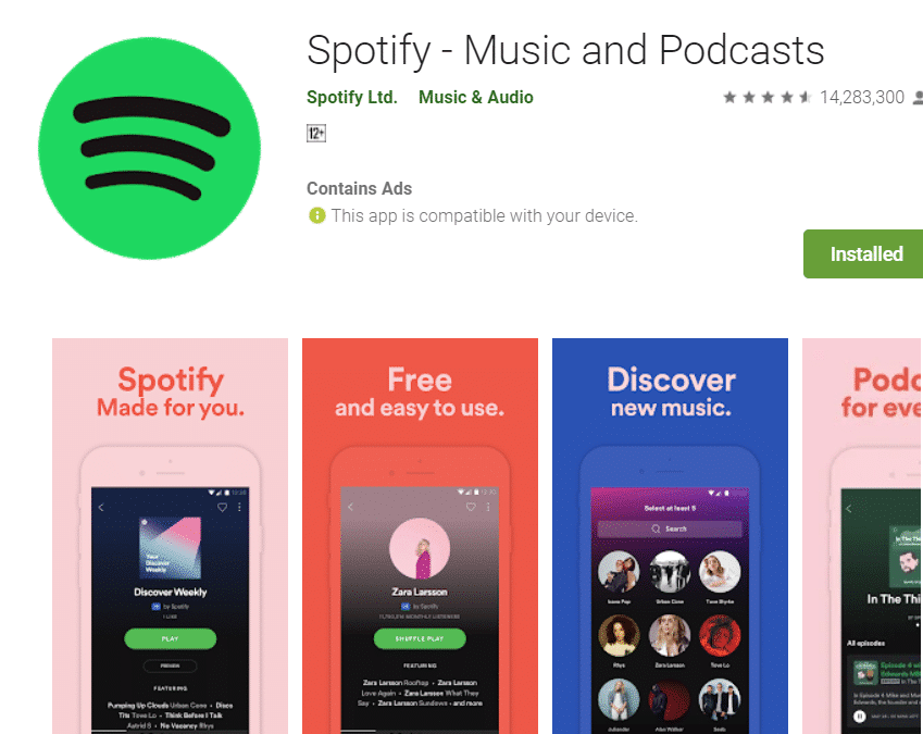 app spotify download