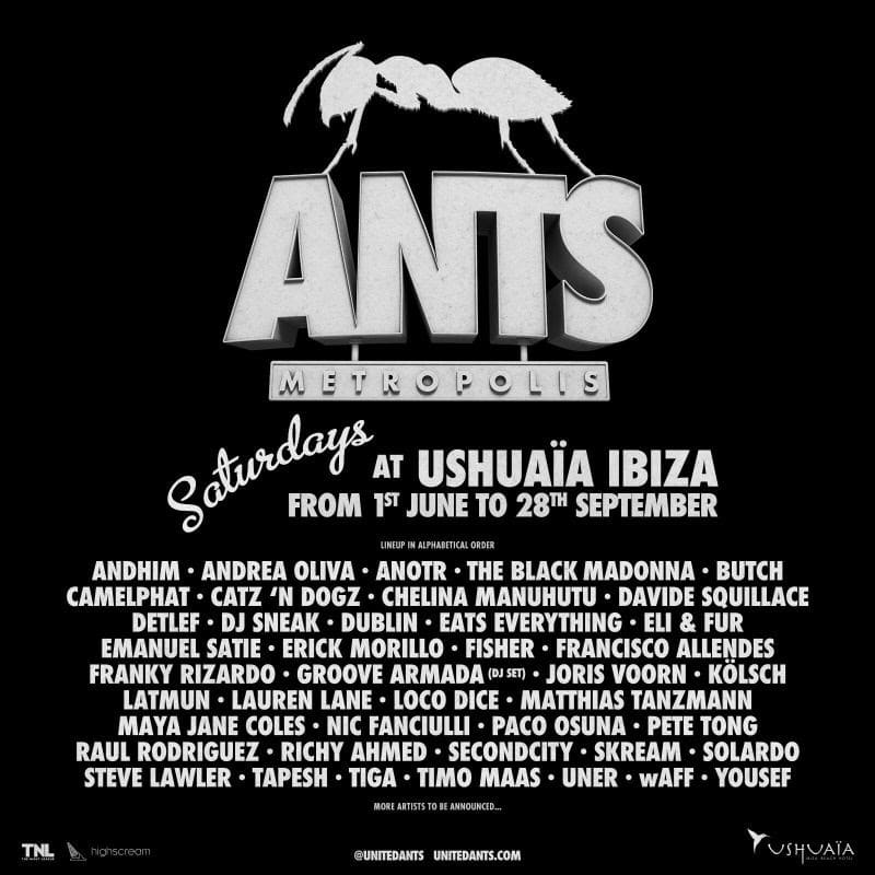 ushuaia ibiza ants 2019 lineup