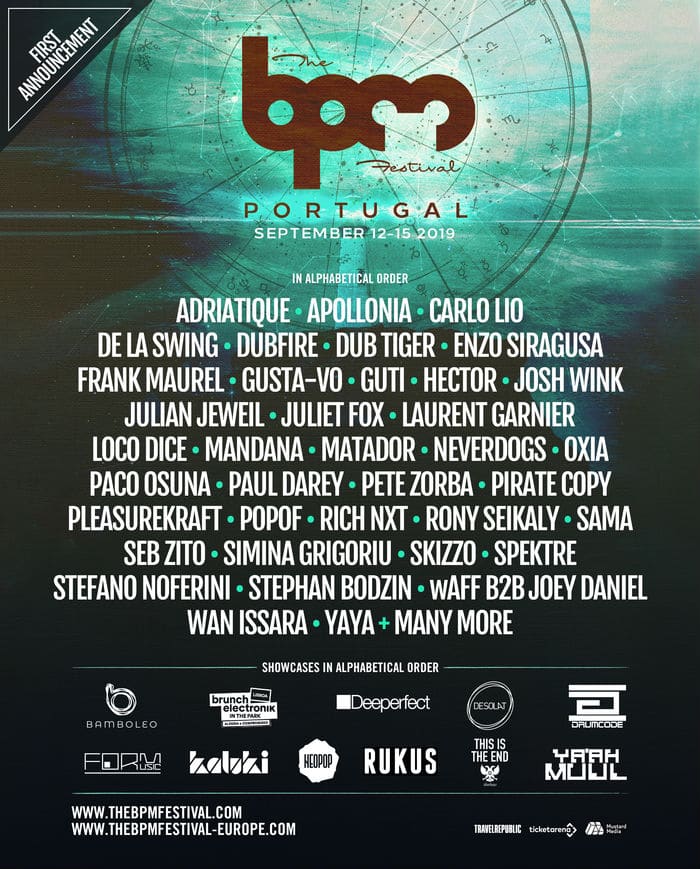 BPM Festival Portugal 2019