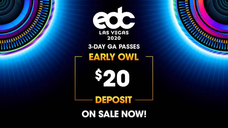 EDC Las Vegas 2020 Tickets are now ON SALE [DETAILS]