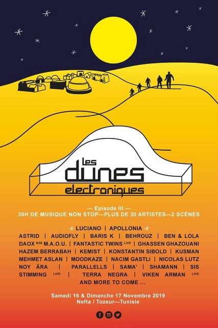 les dunes electroniques 2019 lineup