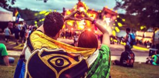 visiting music festivals with a partner