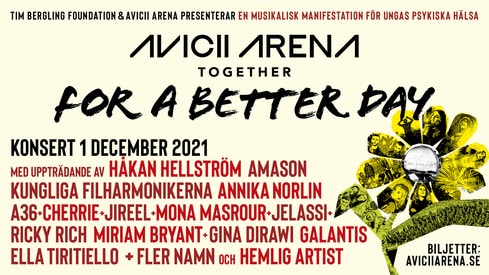 avicii arena together for a better day lineup