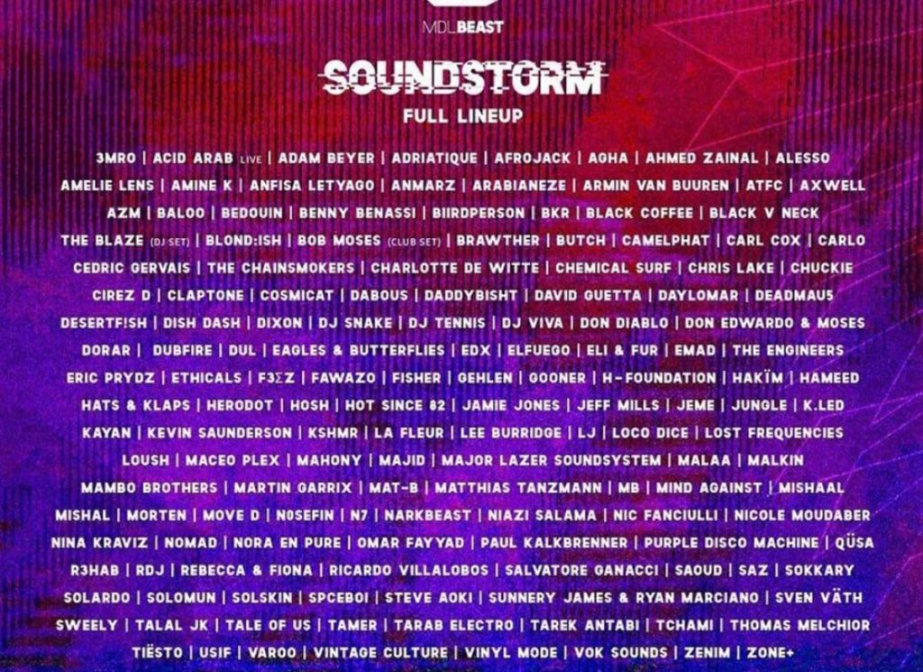 mdlbeast soundstorm 2021 lineup