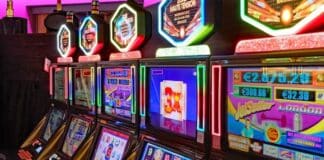 electronic music themed slot machine