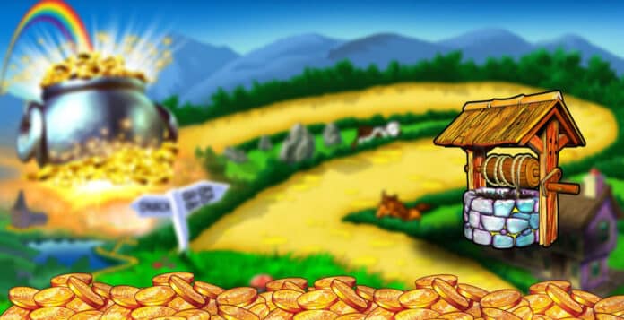 music backgrounds in slingo rainbow riches