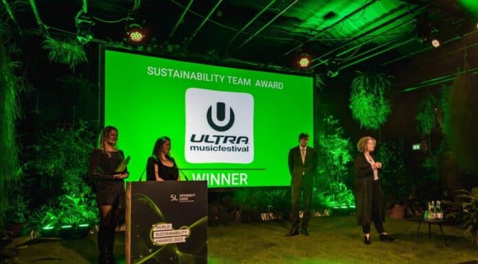 ultra music festival mission home world sustainability award