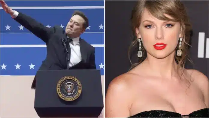 Elon Musk taylor swift - Nazi salute