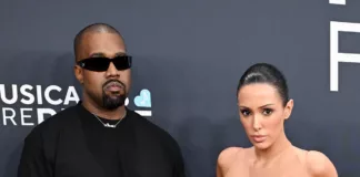 kanye west bianca censori grammys 2025