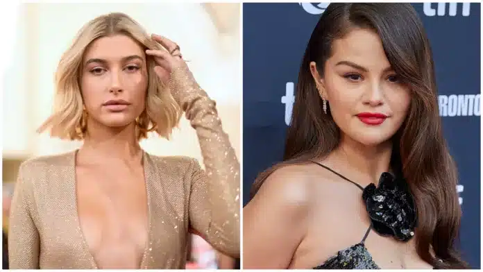 hailey bieber selena gomez