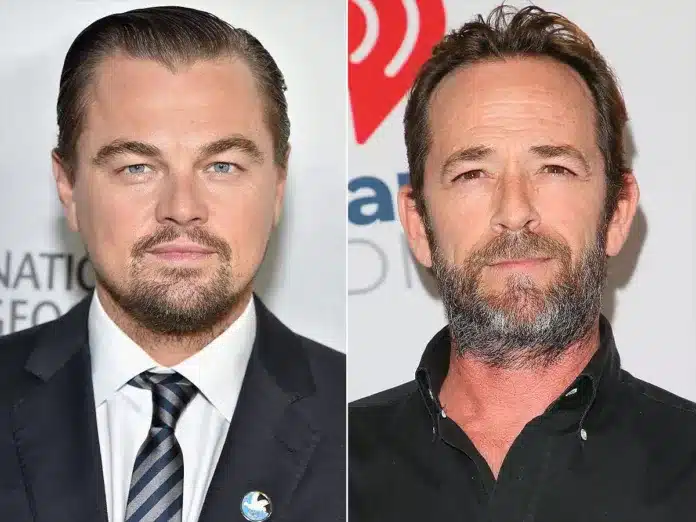 leonardo dicaprio luke perry