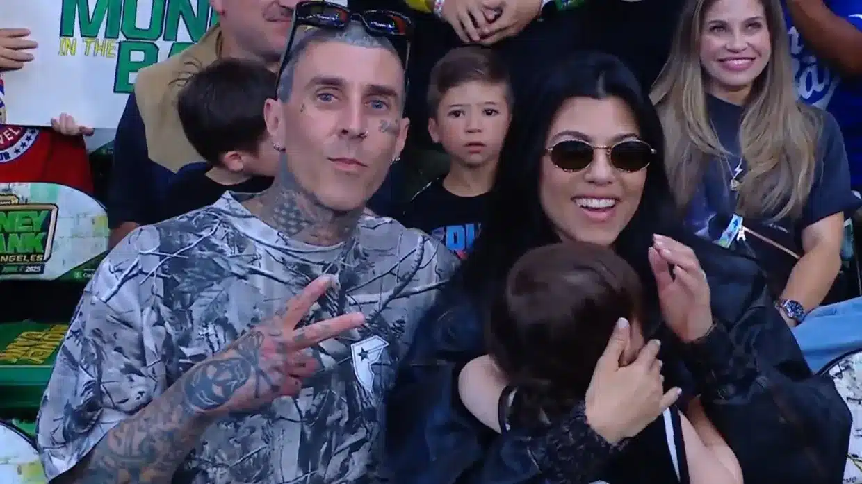 Travis Barker booed at WWE